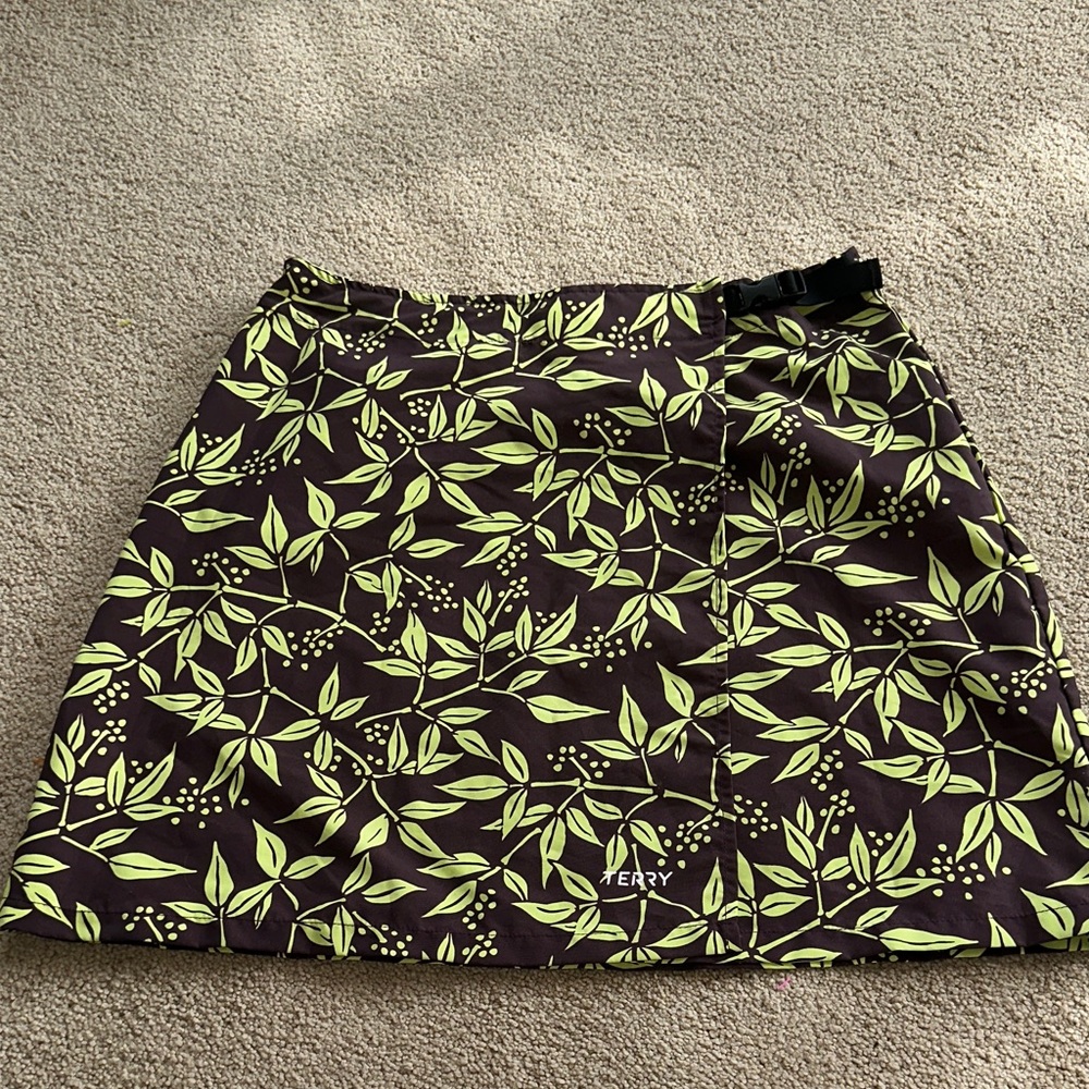 Terry wrap skirt